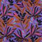 Preview: Satin Baumwolle Purple Lush Leaves von Nerida Hansen